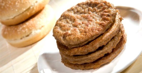 Гамбургеры с курицей и яблоком