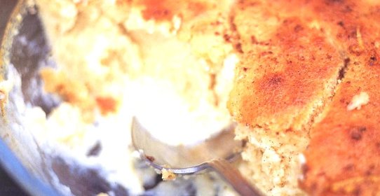 Запеченный лимонный пудинг