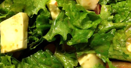 Осенний салат с семгой