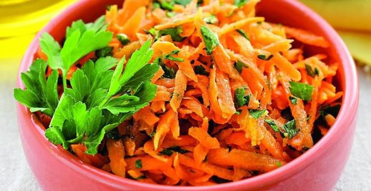 Морковный салат с лимоном