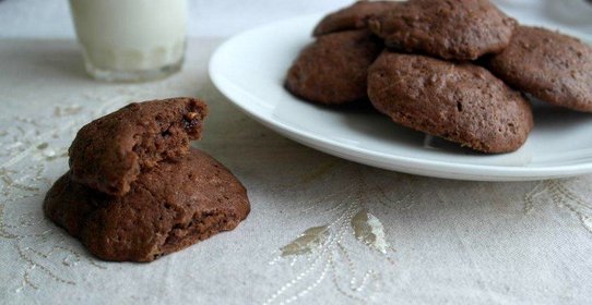 Шоколадное печенье с цукини