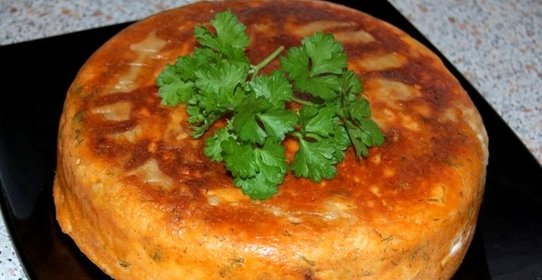 Пирог с фаршем в мультиварке