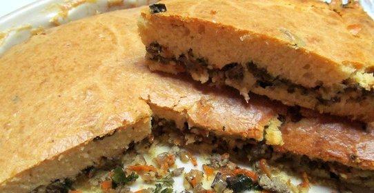 Пирог с печенью