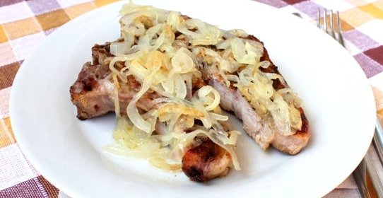 Антрекот из свинины в духовке