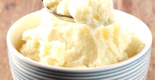 Картофельное пюре с трюфельным маслом и маскарпоне