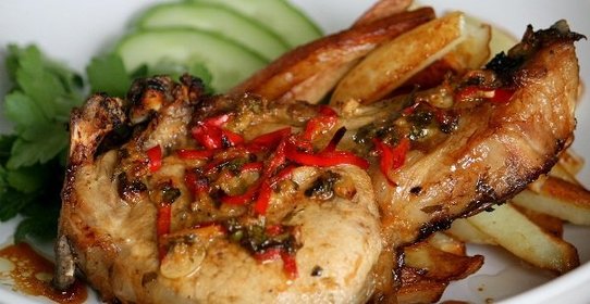 Свиные отбивные в сумасшедшем маринаде