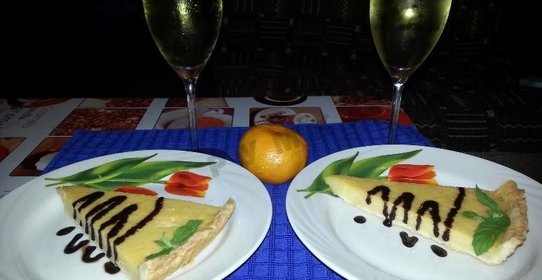 Тыквенный французский пирог тарт с тыквой