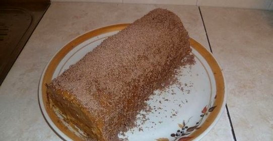 Рулет с бананом