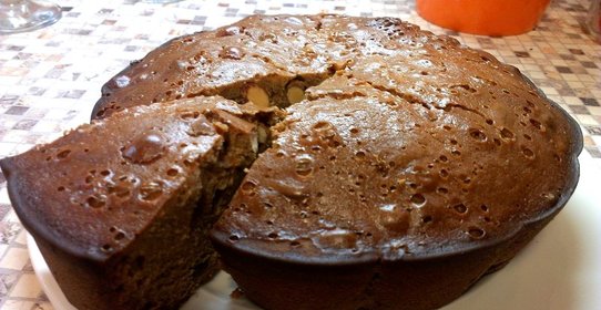 Коврижка медовая с орехами и цукатами