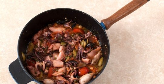 Кальмары мини по‑неаполитански