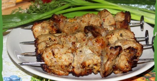 Шашлычки из свинины в мультипечи