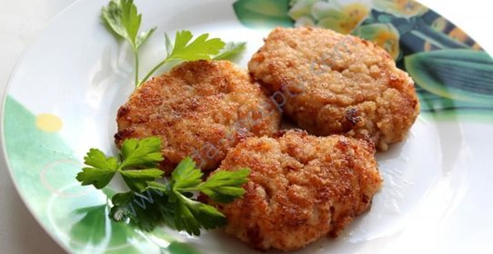 Котлеты из кальмара