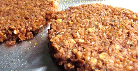 Постные овсяные котлеты