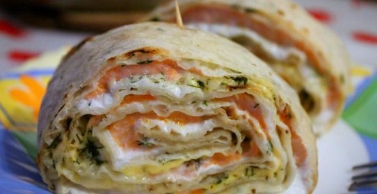 Рулетики из семги