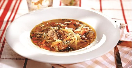 Щи по-польски с мясом