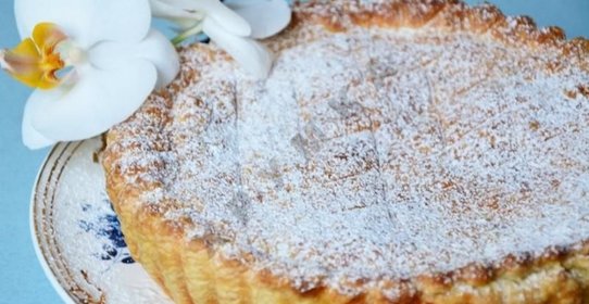 Пирог с черникой