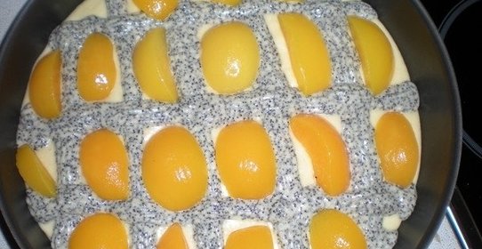 Пирог персиковый