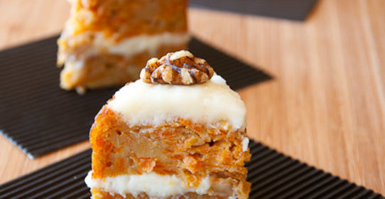 Небольшой морковный пирог