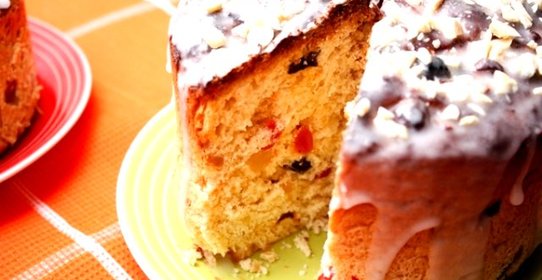 Кулич на желтках