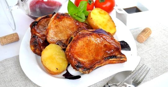 Свинина в соусе Jack Daniel’s