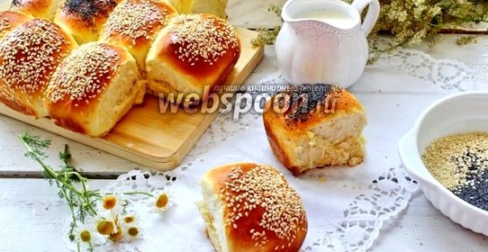 Булочки с кунжутом и маком