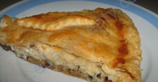 Пирог с грибами
