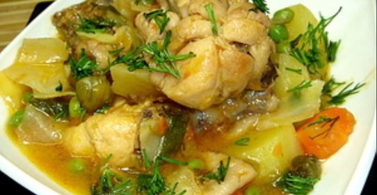Нежнейшая курочка с овощами Пальчики оближешь