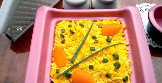 Салат Мимоза классический с сыром