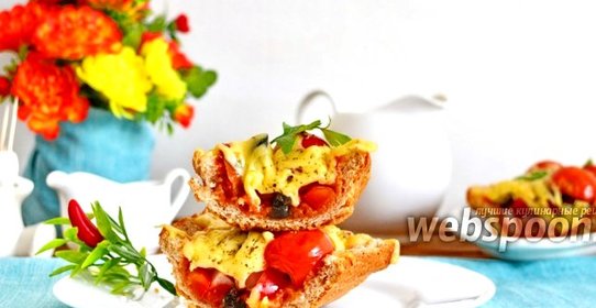 Пицца в хлебе за 10 минут