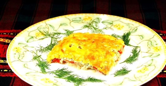 Судак кусочками, запеченный в духовке