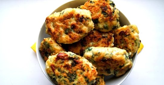 Котлеты из шпината