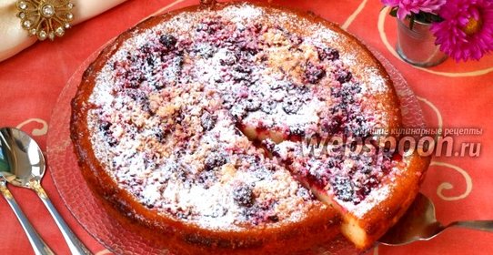 Манник с малиной