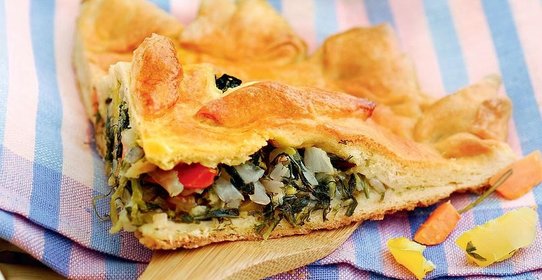 Пирог с огородной зеленью