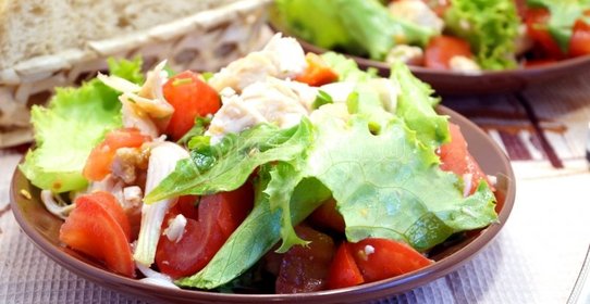 Мини-тартини с крабовым мясом