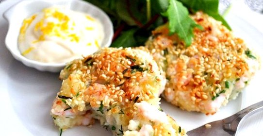 Котлеты из креветок
