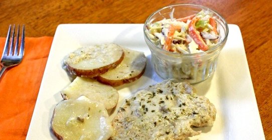 Свинина со сливками в духовке