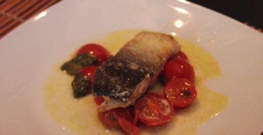 Филе Лосося под соусом Мартини