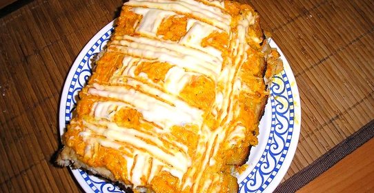 Куриный пирог с морковью