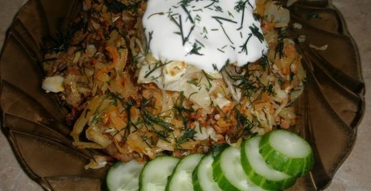 Ленивые голубцы в духовке