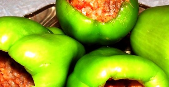 Перец на зиму, фаршированный мясом