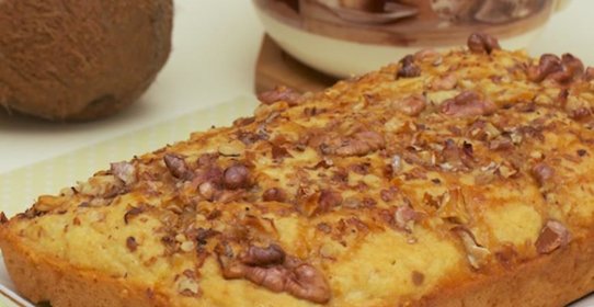 Постный кокосовый пирог