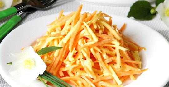 Салат из морковки и сыра