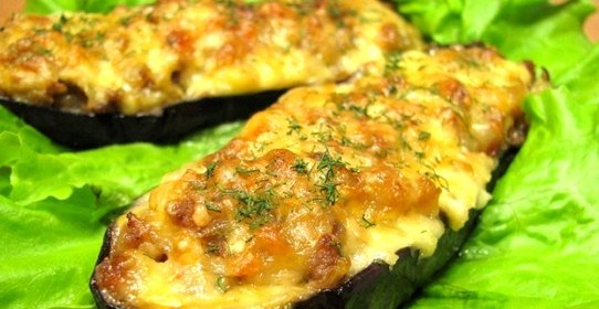 Фаршированные баклажаны