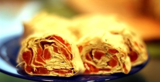 Рулетики из плавленого сыра