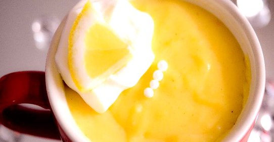 Лимонный заварной крем
