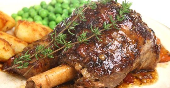 Тушеная баранина в пиве