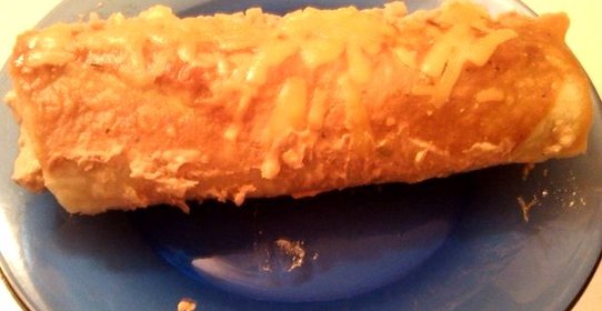 Энчилада с мясом и творогом