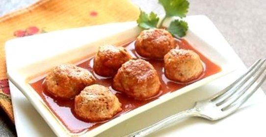 Мясные тефтели с рисом