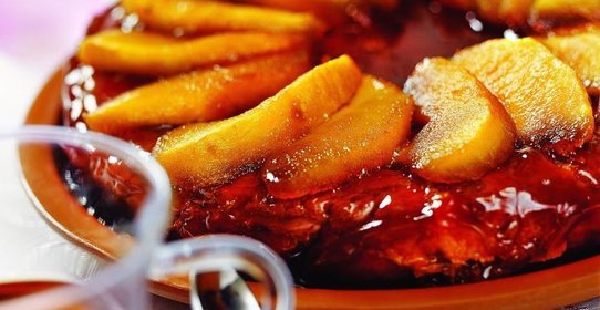 Яблочный пирог со светлым пивом