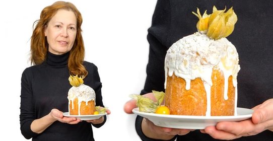 Кулич на топленом масле и сливках от Нины Борисовой